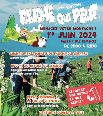 Fauche qui peut au Semnoz, le 1er juin 2024