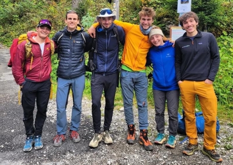 Un membre du GJA au Groupe Alpinisme Espoirs !