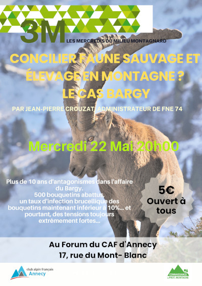 Bouquetins du Bargy… 10 ans de polémiques … et maintenant?