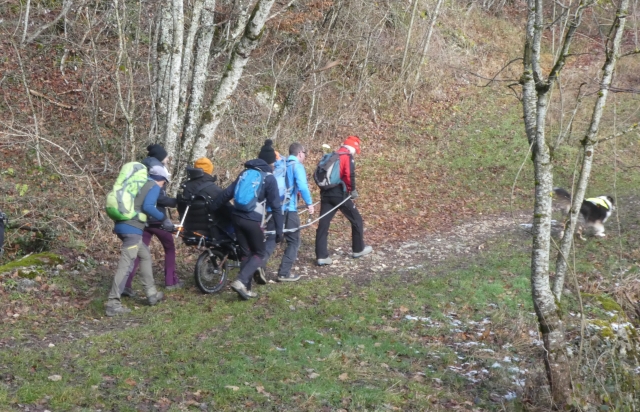 Encore une belle ballade Handicaf à Cessens dimanche 15 décembre