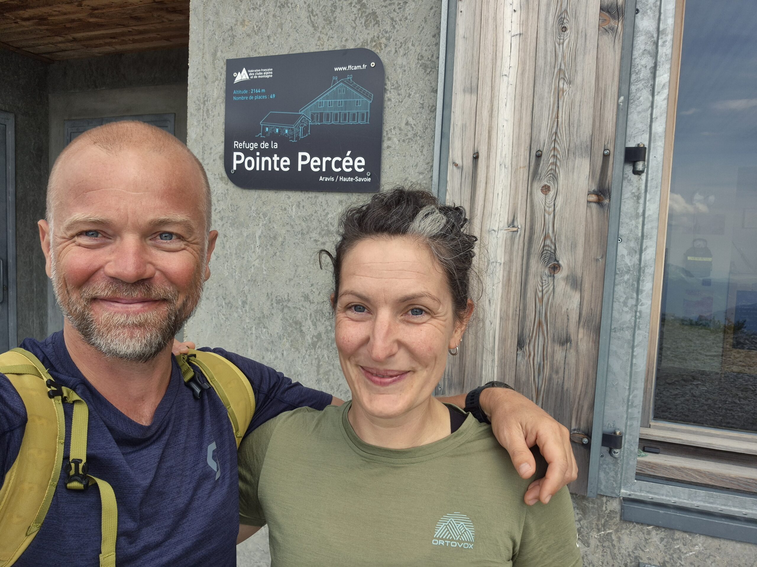 Dimanche au refuge de la Pointe Percée, avec Clarisse